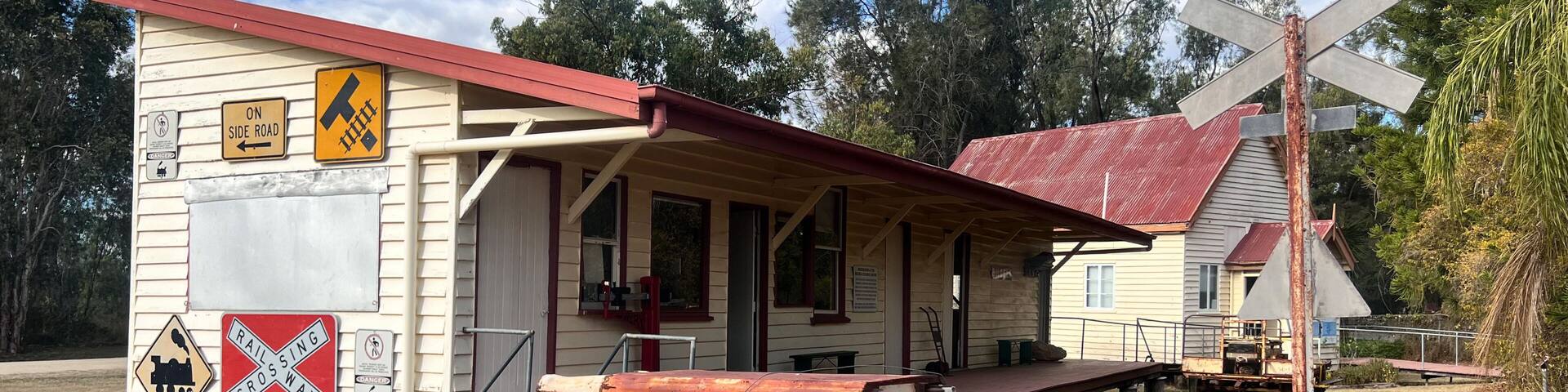 An old train station in Biloela in Queensland Australia