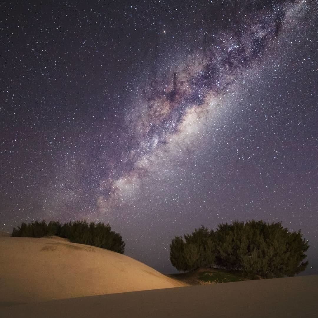 Chasing the Milky Way on South Stradbroke Island 😍