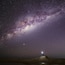 Shooting astro at South Stradbroke Island over the weekend and the weather conditions couldn't have been better for capturing the Milky Way. I got this shot early in the evening as the Milky Way rose above the ocean and I thought I'd give the image some scale by standing on the small sand dune with a light.