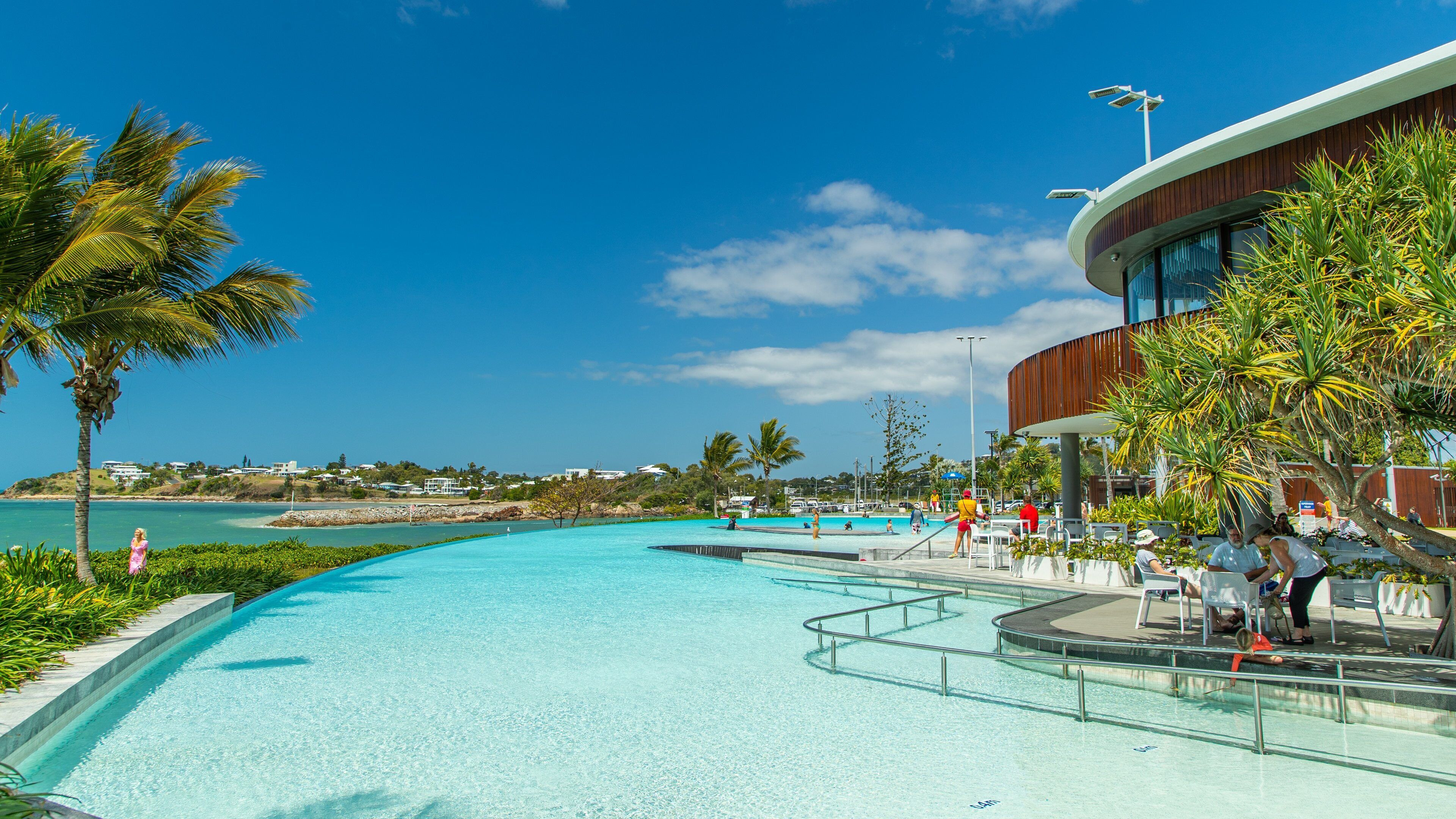 Yeppoon showing a pool and a hotel