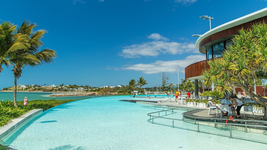 Yeppoon showing a pool and a hotel