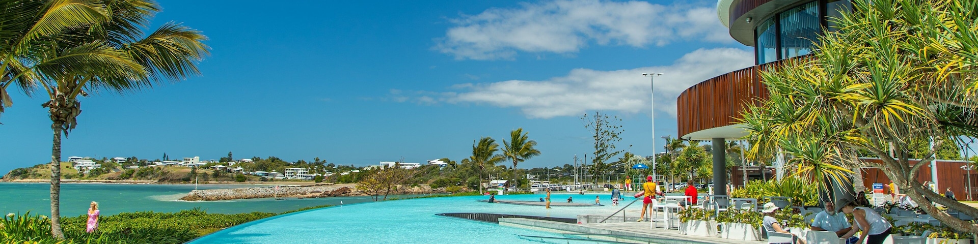 Yeppoon showing a pool and a hotel