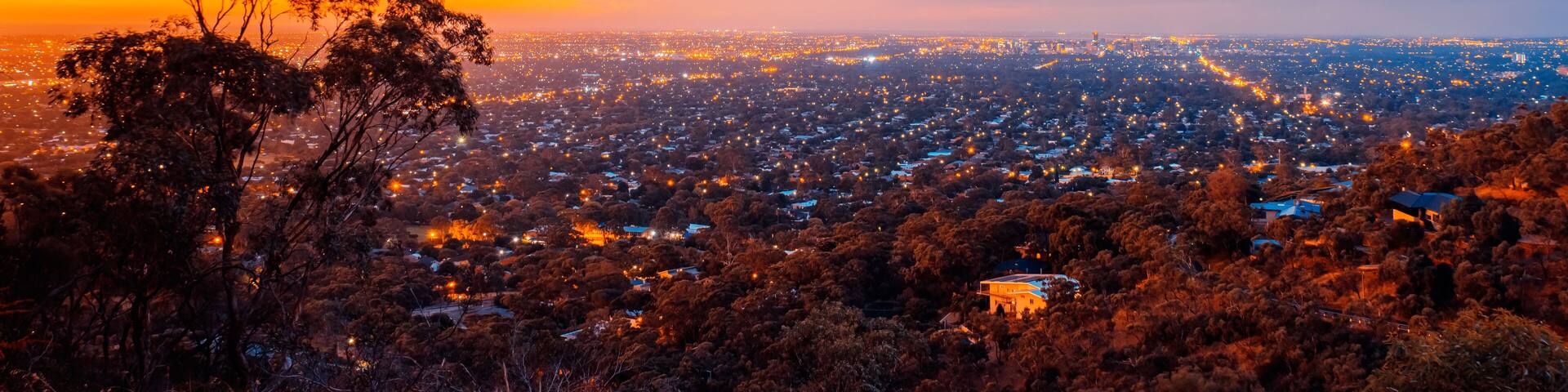 Adelaide viewed from Windy Point