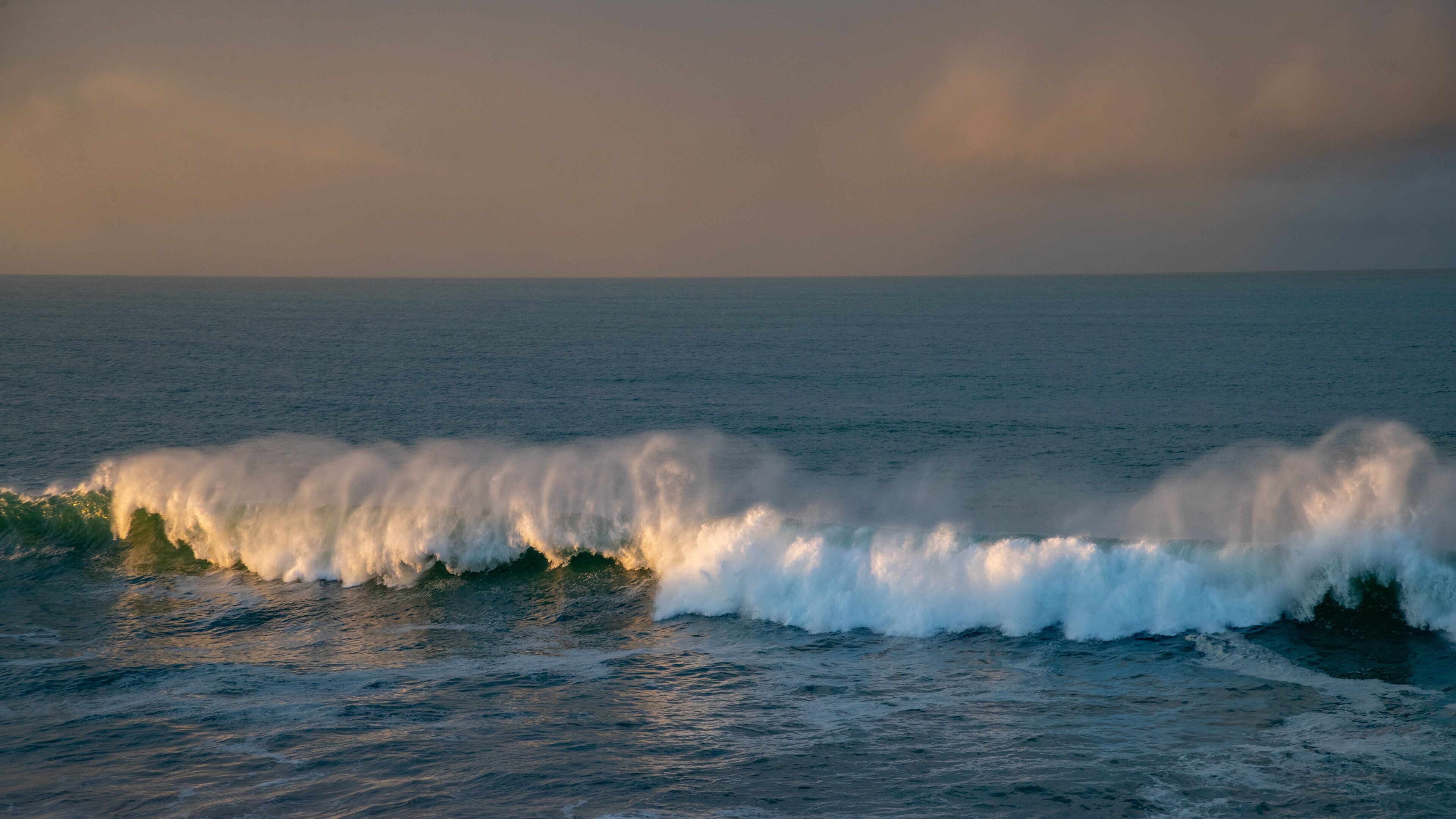 Port Elliot featuring surf, a sunset and general coastal views