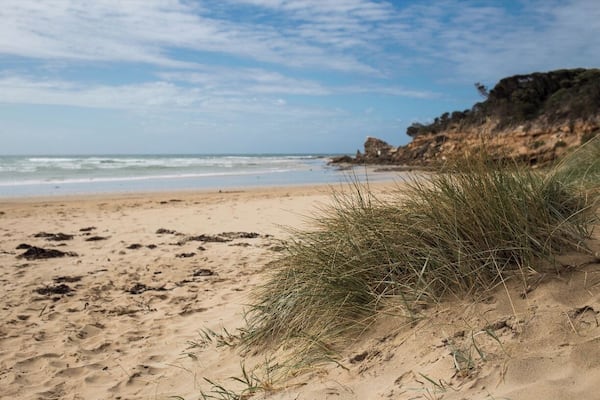 Beautiful beach near Anglesea on the Great Ocean Road. We stopped along here to let the kids run for a while. The beach was quite deserted while we were there, but I guess it is Autumn so perhaps beach holidays are not on everyone's hit list!
