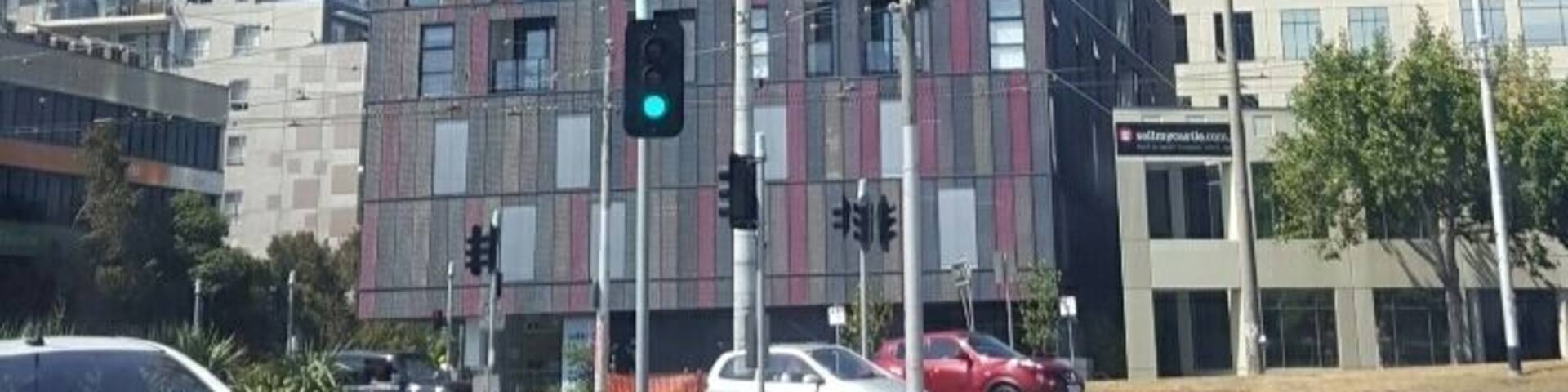 The Icon in St Kilda. Did a giant architect of a baby plant this here?! I love it!