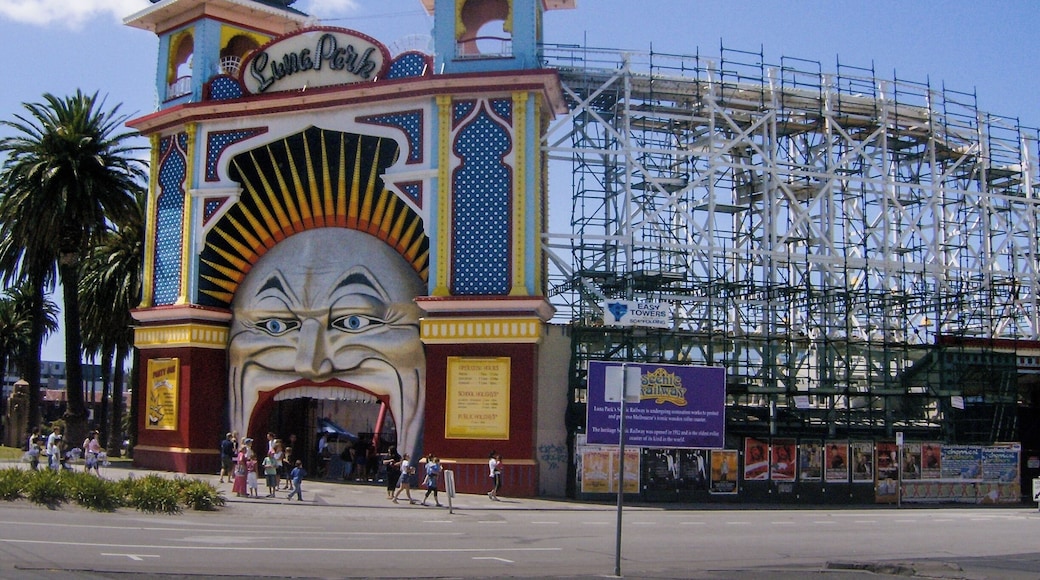 Luna Park, in St Kilda, Melbourne. While maybe not the greatest amusement park on earth, it's still a great place to visit!