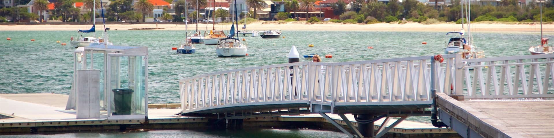 St Kilda which includes a city, landscape views and a skyscraper