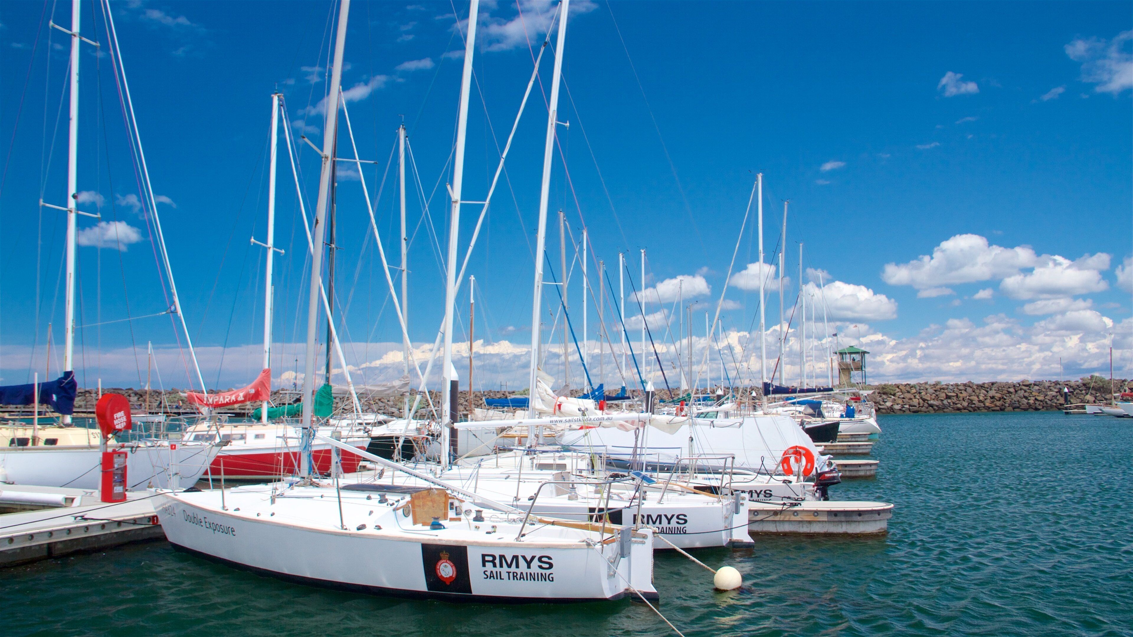 St Kilda which includes a bay or harbor