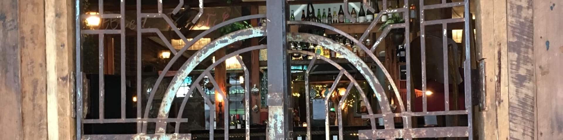 Cool door to a trendy shop on Chapel street, Melbourne.