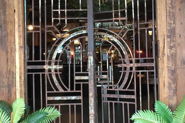 Cool door to a trendy shop on Chapel street, Melbourne.