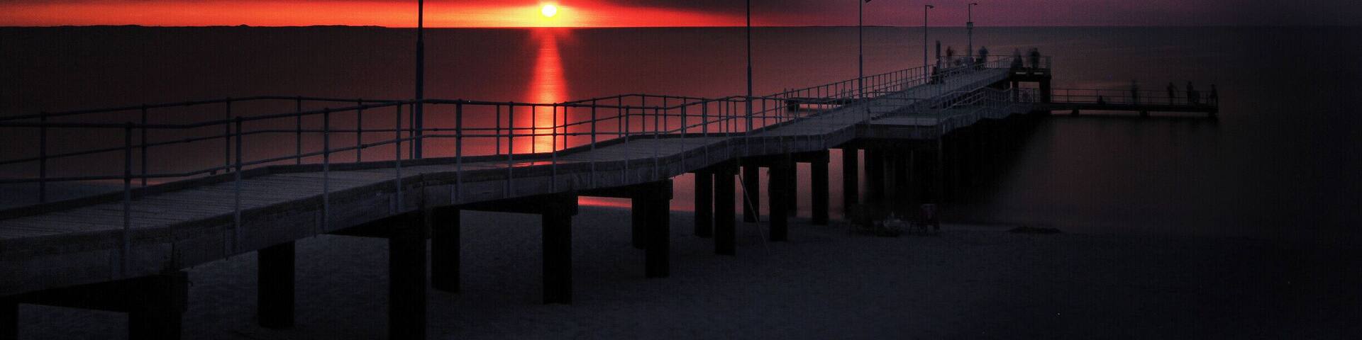 Sunset from Coogee Beach Jetty tonight was quite a special one as we had the combination of stormy clouds and smoke from bushfire.