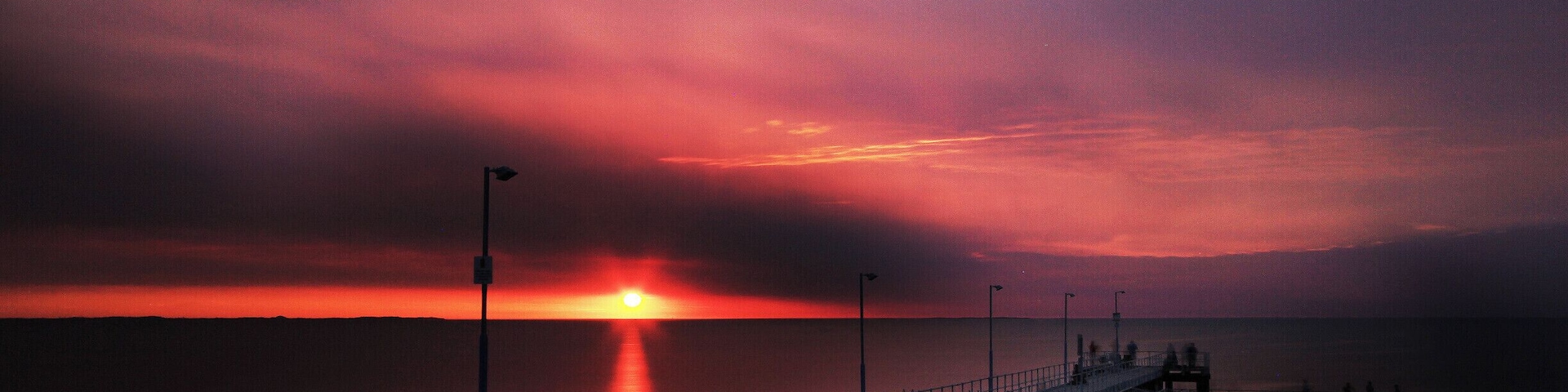 Sunset from Coogee Beach Jetty tonight was quite a special one as we had the combination of stormy clouds and smoke from bushfire.