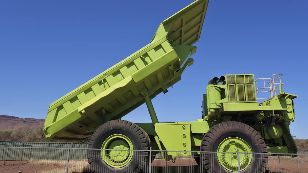 Iron ore Earth Hauler Hydraulic Mining Truck in Western Australia