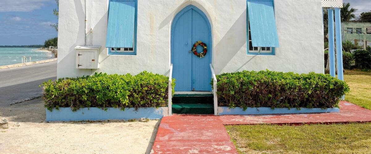 St. Columba's anglican church in Tarpum Bay