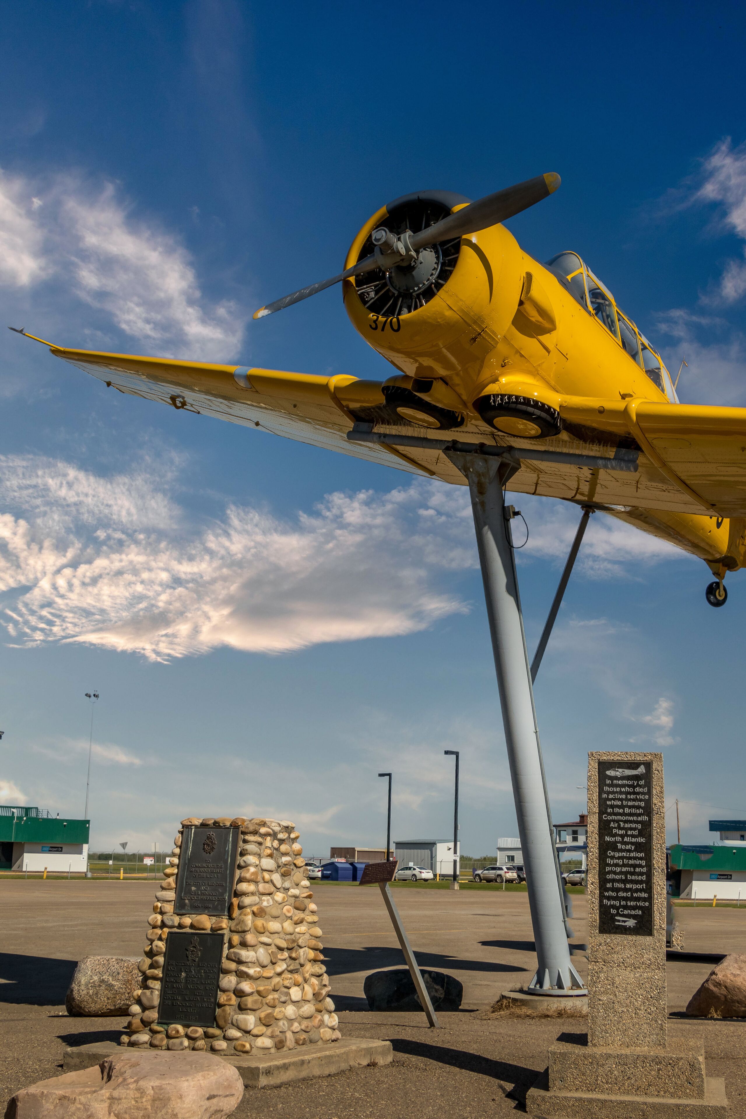 Memorial to Claresholm Airport, claresholm, Alberta, Canada