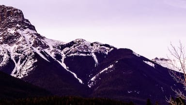 Rockie Mountains from the village, Dead Man's Flats, Alberta, Canada