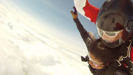 One of the most cherished memories of my life - fulfilling my childhood dream of flying through the clouds.
