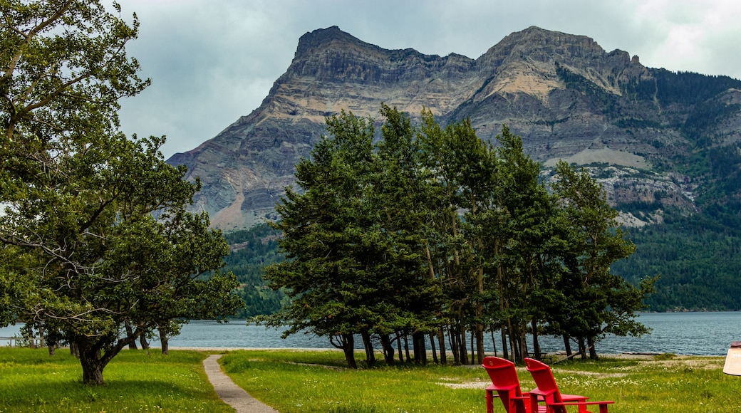 Red Chairs Waterton Lakes National Park Alberta Canada