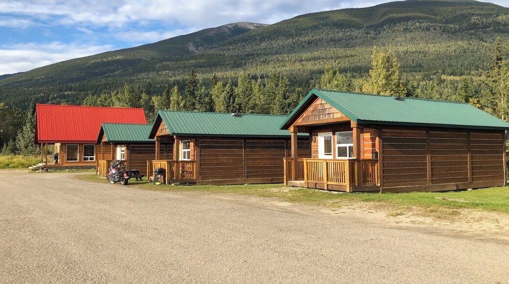 Nice, clean accommodation with a lovely view out the front door in McBride, BC., close to the Fraser River. (September 2019)