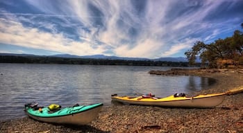Lunch stop while sea kayaking in Nanoose Bay on Vancouver Island. One of my favorite places to have lunch!