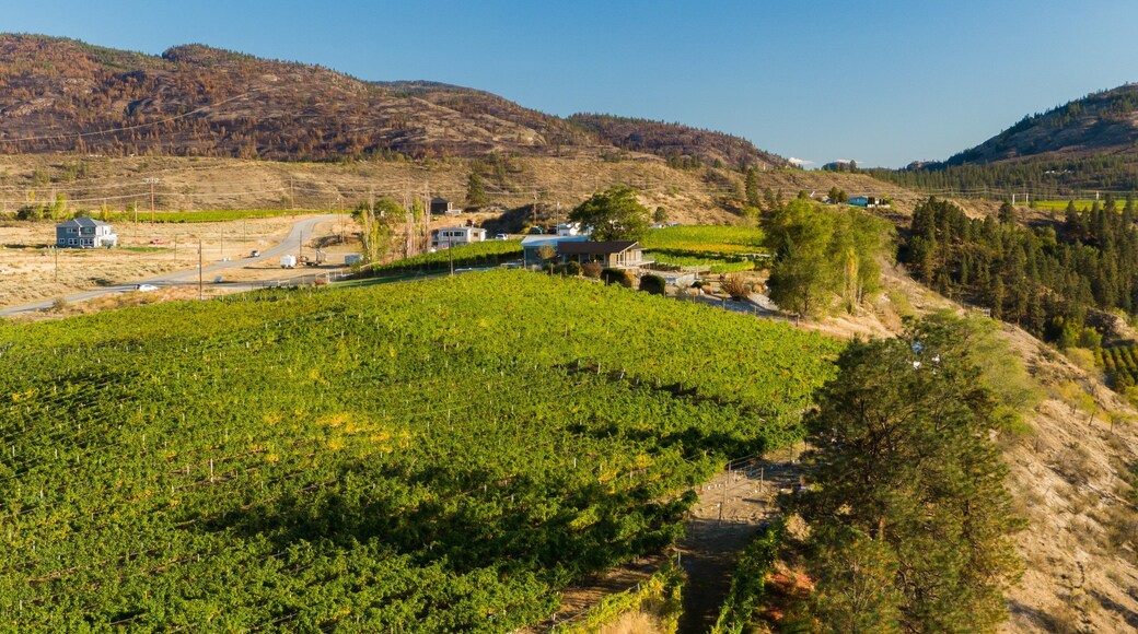 Oliver which includes landscape views and farmland