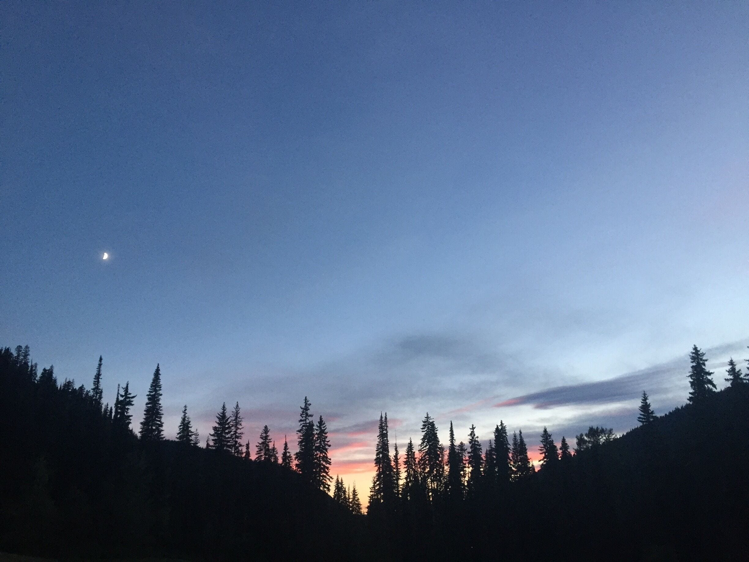A view down the fairway a at sunset! 