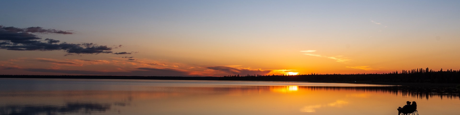 Reflections of a Quiet Sunset, Clear Lake, Riding Mountain National Park