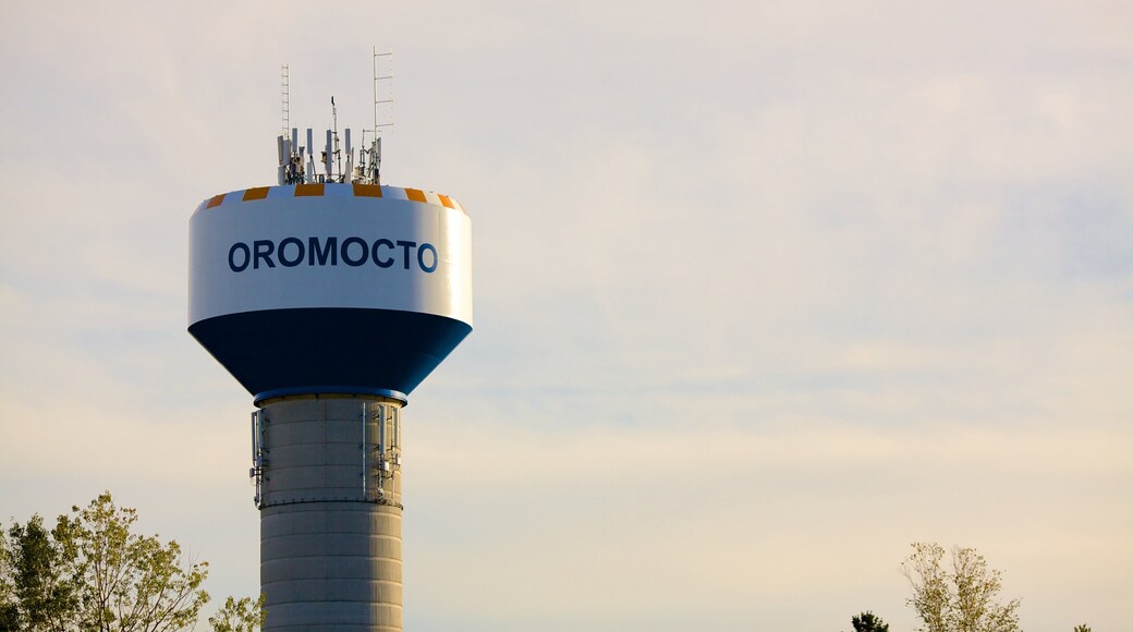 Oromocto og byder på skiltning