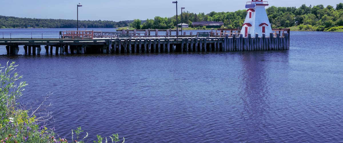 Lighthouse in St Stephen New Brunswick, Canada