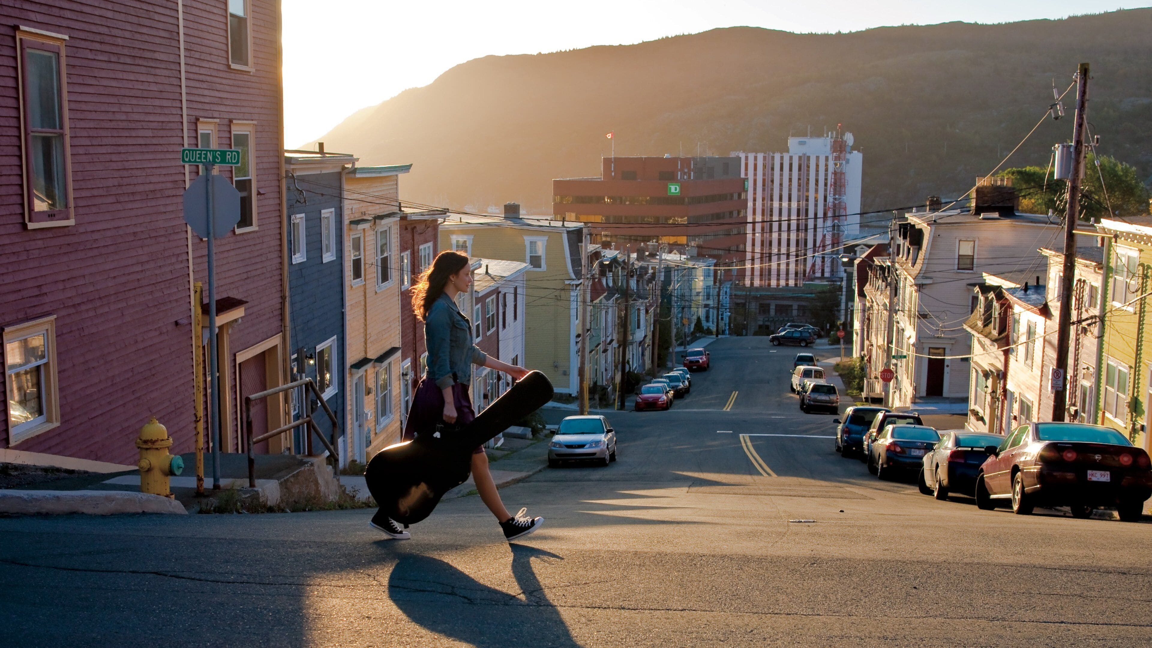 St. John\'s which includes street scenes and a sunset as well as an individual femail