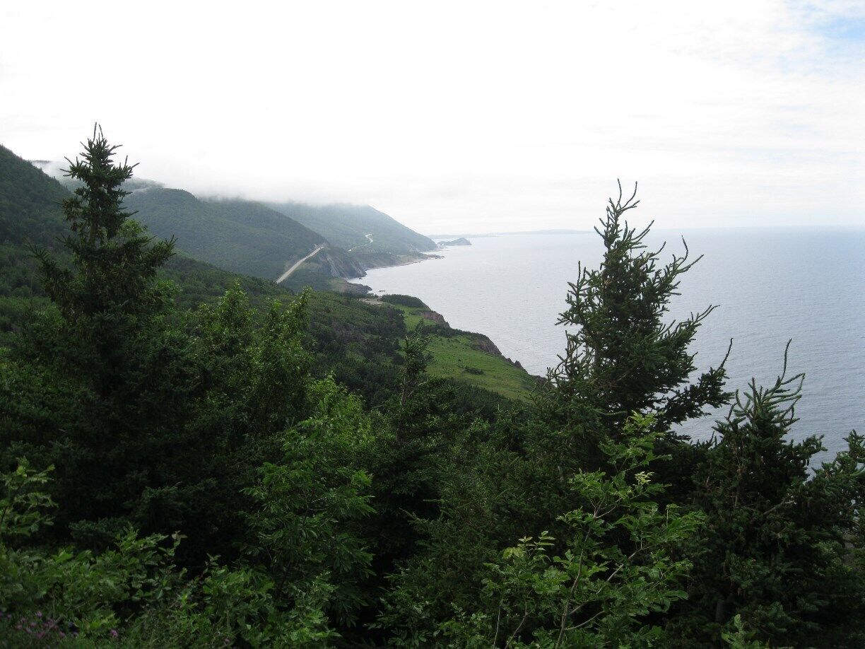 Looking south, just north of Cheticamp, on the Cabot Trail. An awesome drive, one that deserves more than a day.