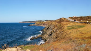 Near Inverness Cape Breton, Nova Scotia scenery along the Cabot Trail on the Atlantic Ocean