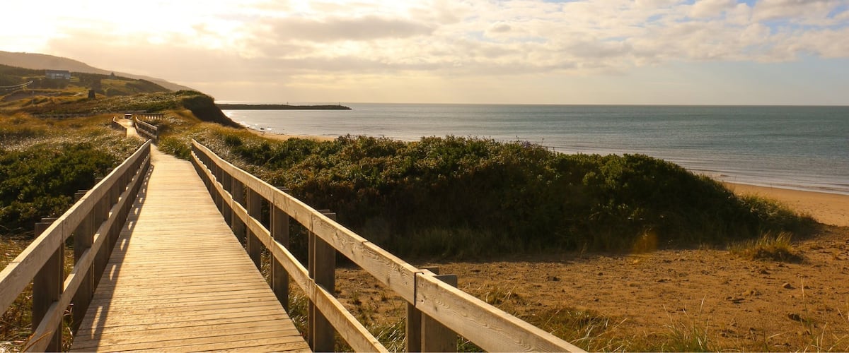 Beautiful boardwalk along a fantastic beach, not to mention 2 links golf courses. My favourite beach in NS. #EndlessSummer