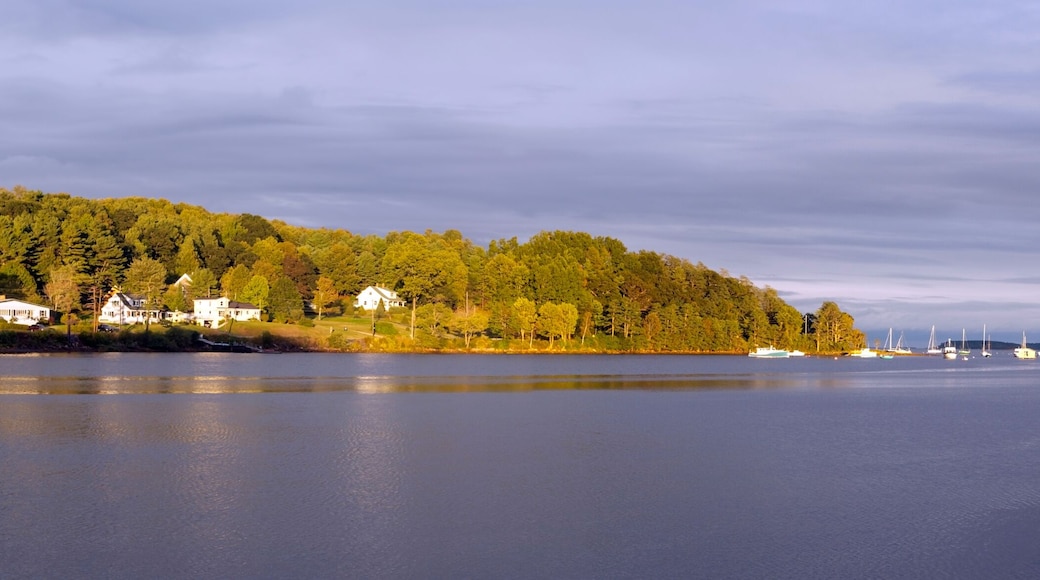 Sunset on Mahone Bay in Nova Scotia.