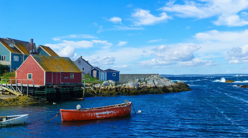 The fishing village Peggys Cove