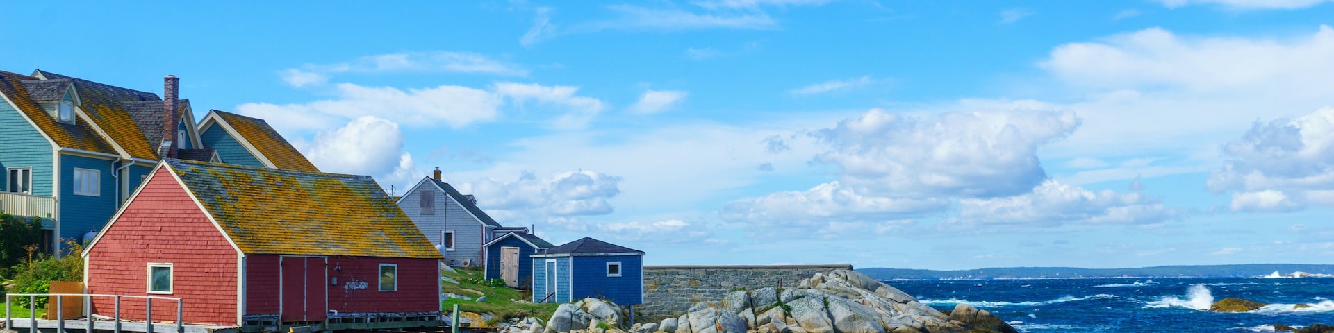 The fishing village Peggys Cove