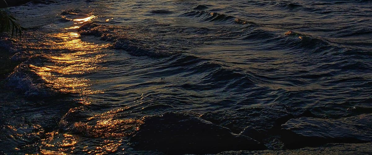 Sunset by Lake Simcoe