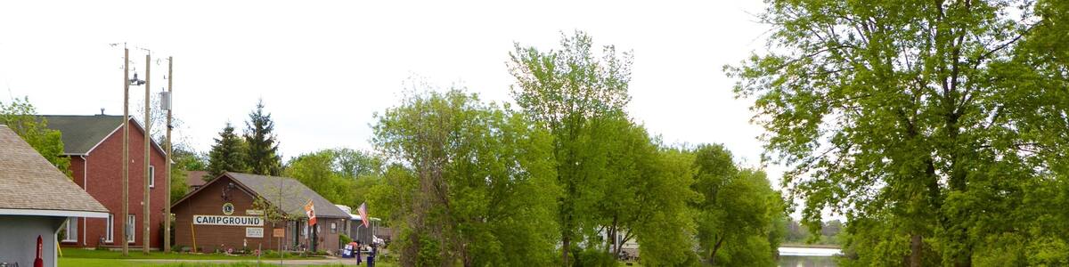 Merrickville featuring a river or creek