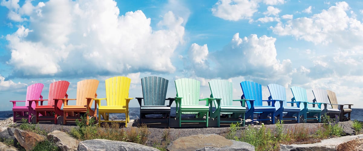 Muskoka Chairs by Lake