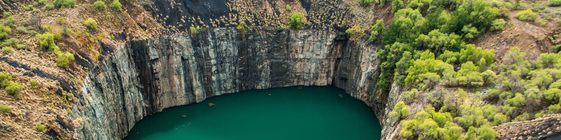 The Big Hole in Kimberley, a historical landmark and result of the mining industry