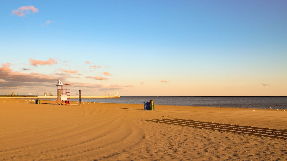 Stunning views of Lake Erie: Port Stanley Ontario Canada: