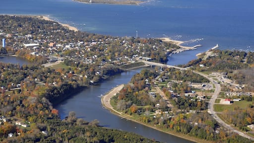 Saugeen River Southampton, ON, aerial