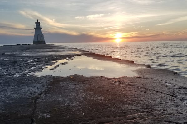 Scubby's point lighthouse in Southampton , Ontario. Located in Bruce county , is an epic place for lovers of sunset photos !