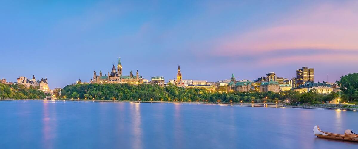 Parliament Hill in Ottawa, Ontario, Canada