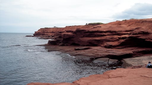 If you look at the location you will see that Cavendish is just along from the house of Green Gables. Not real of course but full of interesting artefacts from the stories. #PEI #Maritimes
