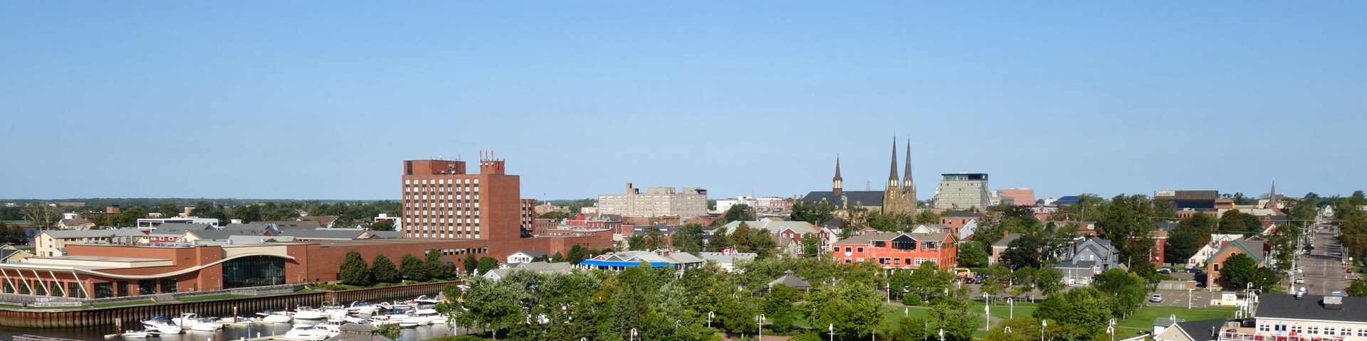 Hafen und Stadtansicht Charlottetown Prince Edward Island Kanada