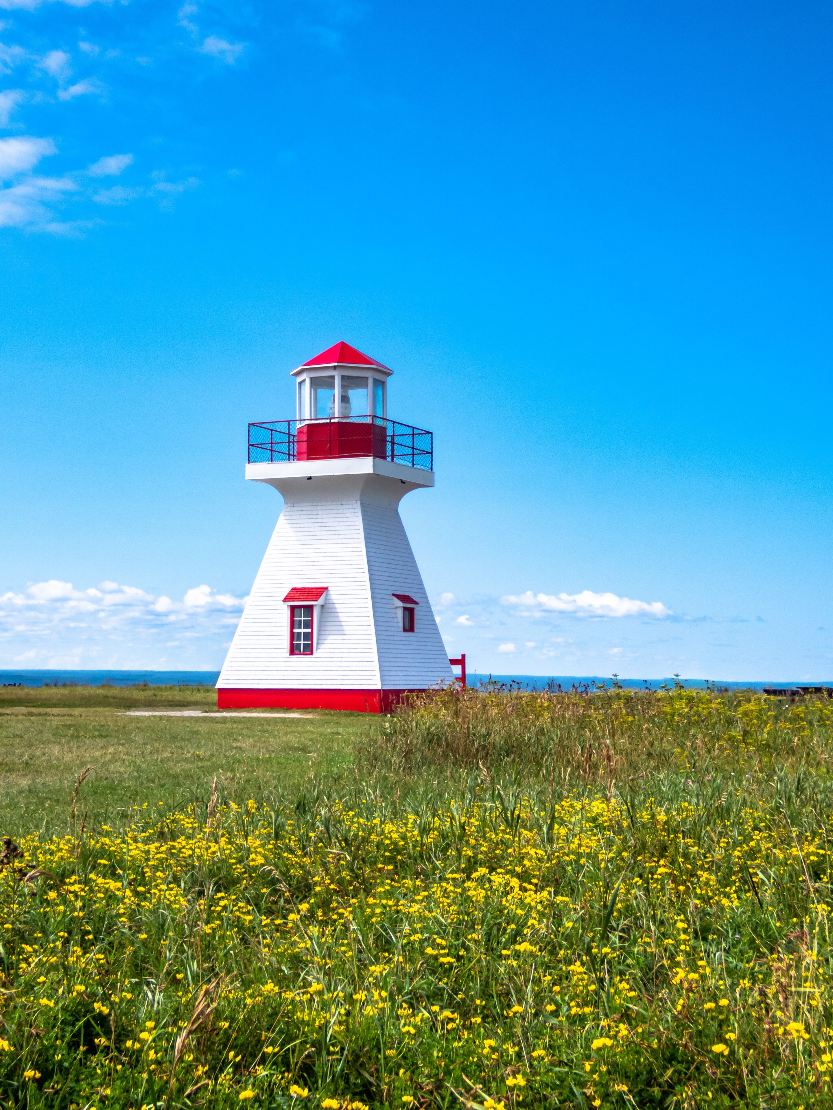 Carleton-sur mer lighthouse, Baie-des-chaleurs, Gaspesia, Quebec, Canada