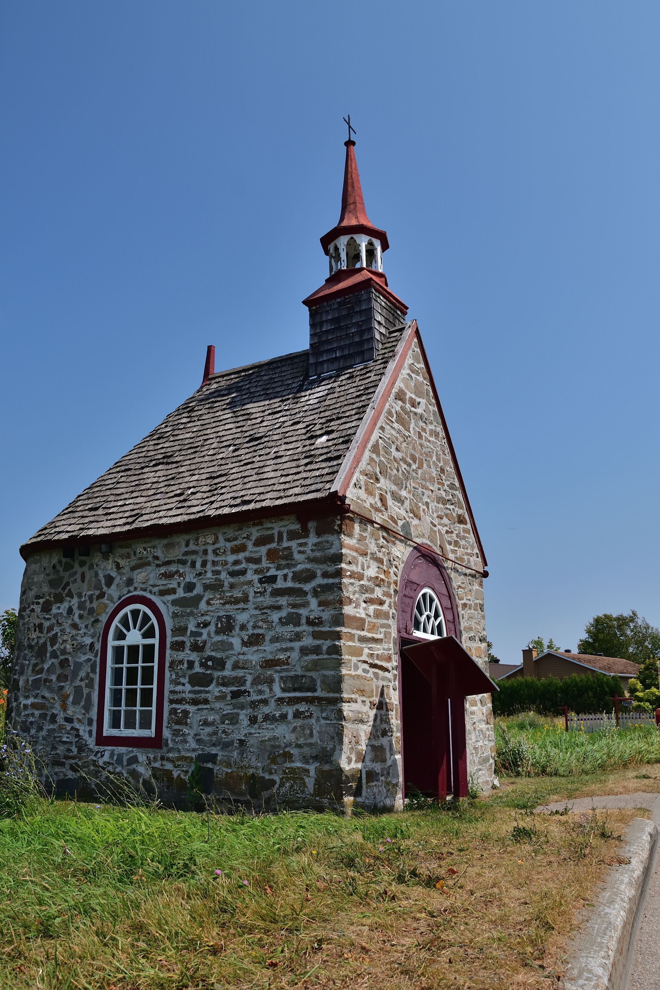 Iles aux Coudres St-Isidore chapel. Small chapel built in 1836.