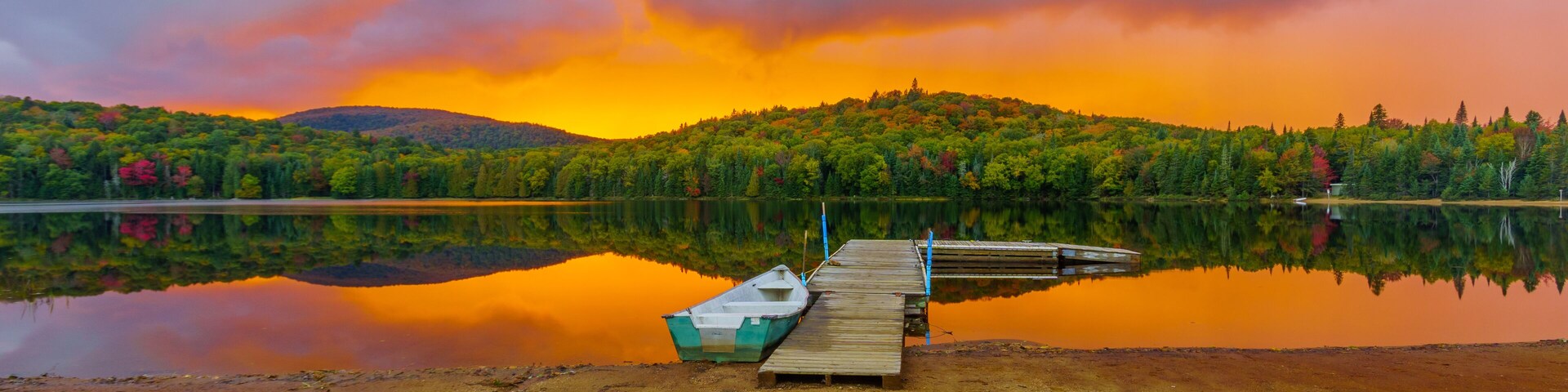 Sunset in Petit Lac Monroe